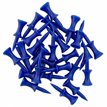 Golfers Club Collection Graduated Plastic Tees 18mm Blue